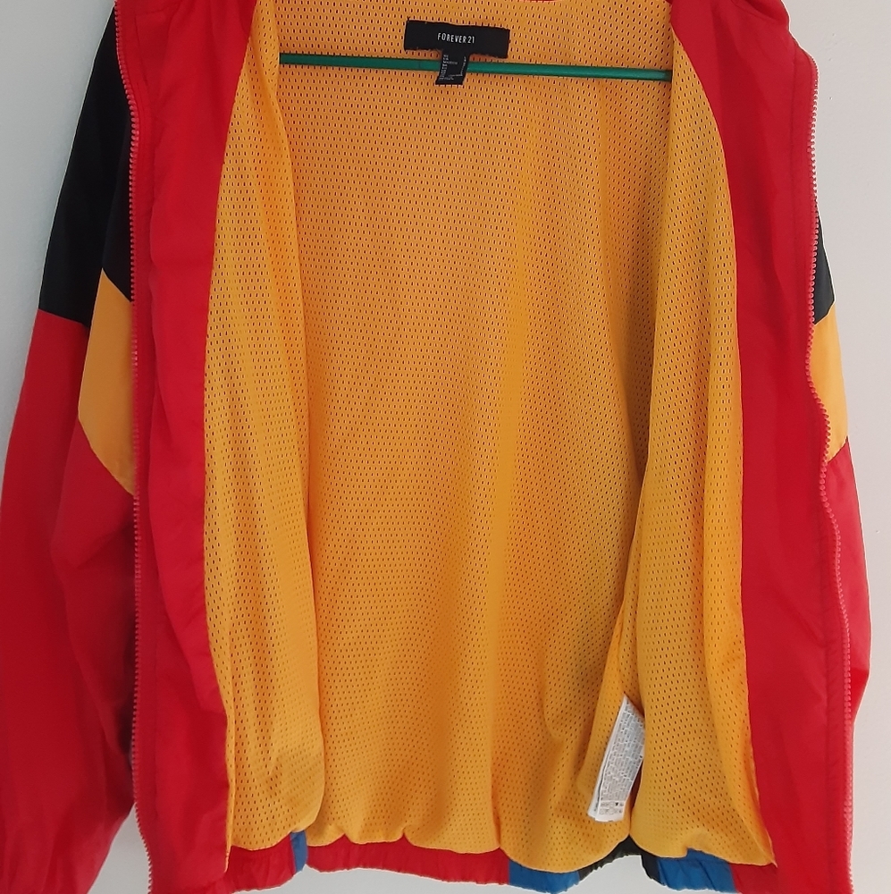 Red Windbreaker